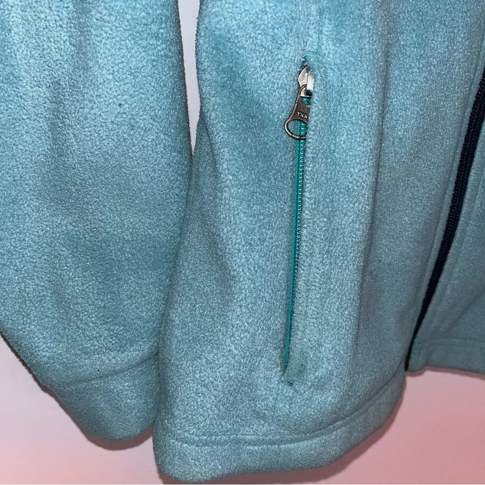 COLUMBIA Youth Girls Blue Full Zip Jacket Medium 10/12